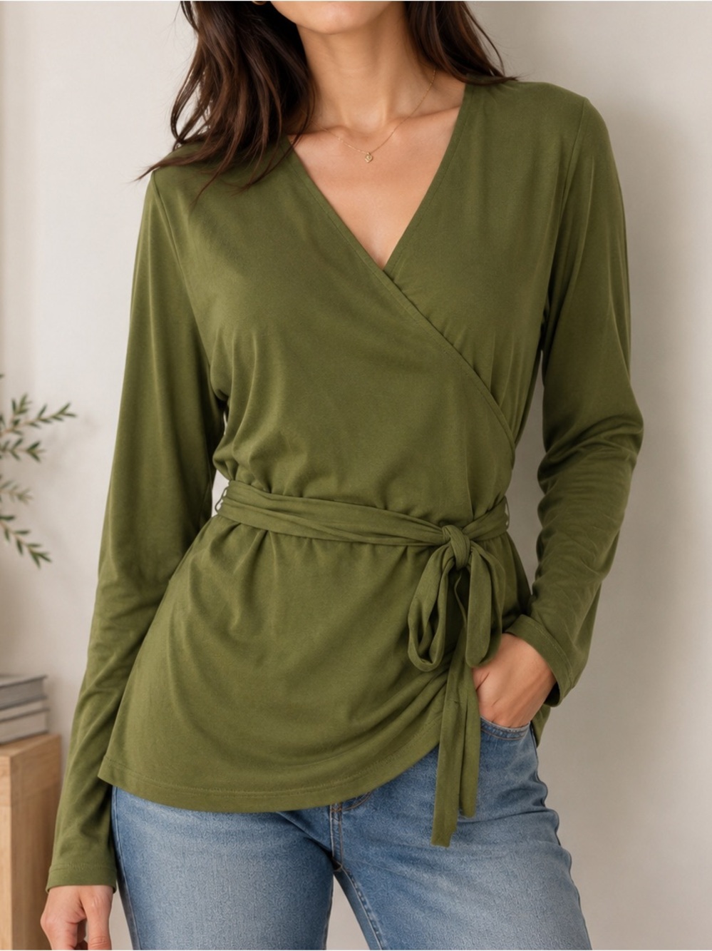 J.Crew Wrap Blouse